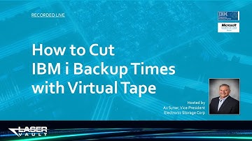 How to Cut IBM i Backup Times with Virtual Tape