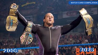 All Of MVP WWE PPV Match Card Compilation (2006-2025) With TNA & AEW