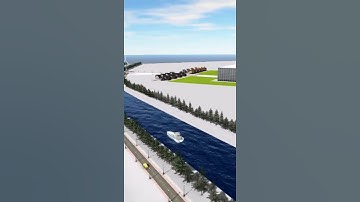 Road Simulation in InfraWorks 360 #shorts