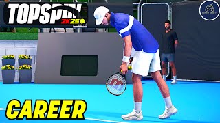 INCREDIBLE MATCH!!! TopSpin 2K25 Career Mode Part 2!