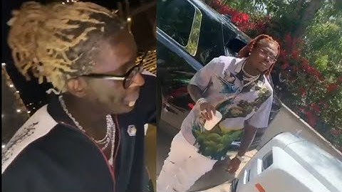 Young Thug gets Gunna a Rolls Royce Cullinan for his birthday