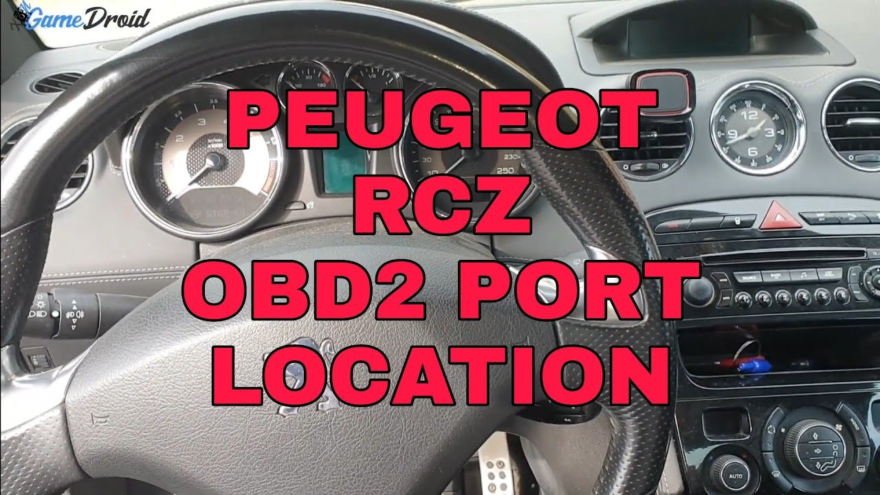 Peugeot RCZ Obd Diagnostic Port Location 🚗💻👨‍🔧 