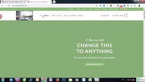 Thay Dổi & Cài Đặt và Tạo Mới Menu Cho Website wordpress