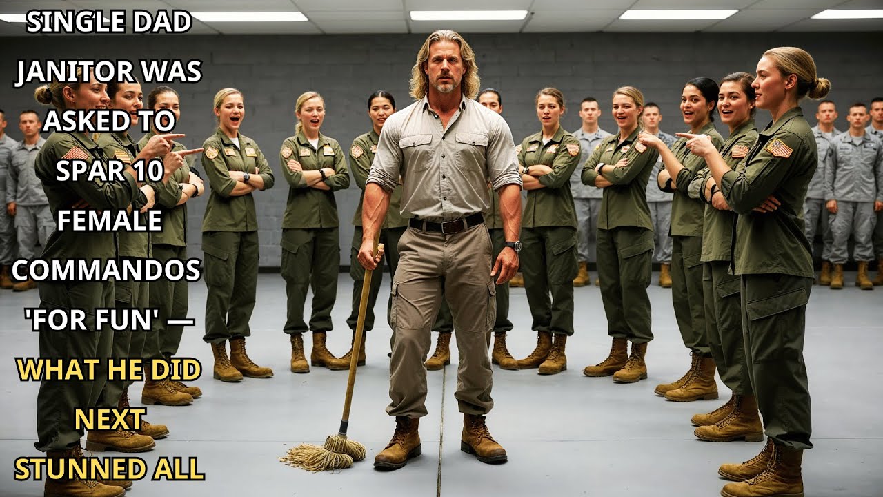 Single Dad Janitor Was Asked to Spar 10 Female Commandos 'For Fun' — What He Did Next Stunned All