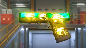 They made RMR GOLD Insane🔥😍 - CS2 Updated FURIA Gold RMR Sticker - Glock 18 Emerald Craft
