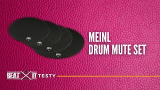 Ścisz swoją perkusję: Zestaw tłumików do perkusji Meinl Drum Mute Set | Test Beatit TV