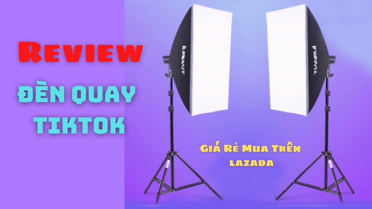 🎥 Review - Bộ đèn studio TIANRUI chụp ảnh, quay phim, Livestream Bán Trên Lazada shopee — Video review, click xem trên YouTube