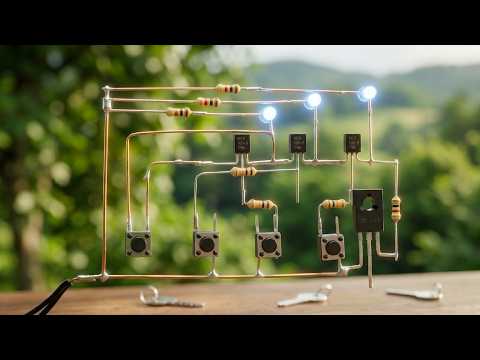 You Have Never Seen This! Password Lock Circuit WITHOUT Microcontroller or IC