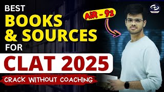 Best books for clat preparation 2025 | Books for CLAT | clat books & sources | Abhyuday Pandey
