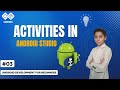Activities In Android Studio