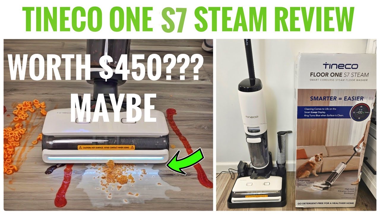 Tineco Floor One S7 Pro Smart Wet Dry Vacuum Cleaner Mop Review - Consumer  Reports