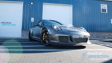 LLumar Pinnacle Window Tint on a Porsche GT3