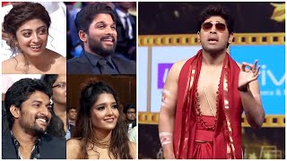 Allu Sirish Hilarious Punches On Allu Arjun & Jr NTR Made South Stars Laugh Out Loud. SIIMA Comedy