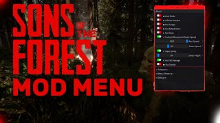 Sons of The Forest Mod Menu | Cheat Mod SOTF |  Free Download 2025