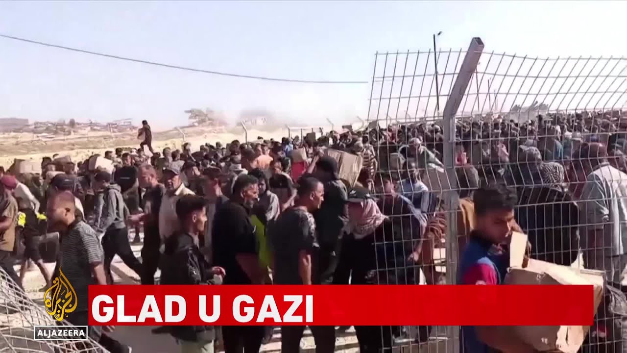فوضى وإطلاق نار أثناء توزيع المساعدات في مركز منظمة إنسانية في رفح