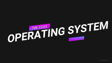 TMF 2234 OPERATING SYSTEM