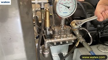 How to operate the machine - water blasting equipment/ hydro jetting machine