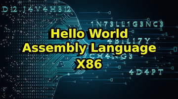 Hello World in Assembly Language x86