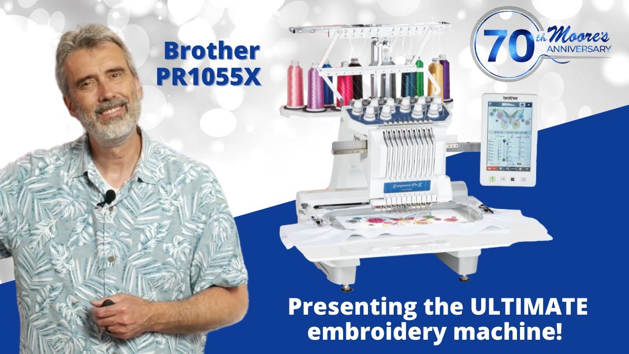 Brother Entrepreneur PRO PR1055X 10 needle Embroidery Machine – Quality  Sewing & Vacuum