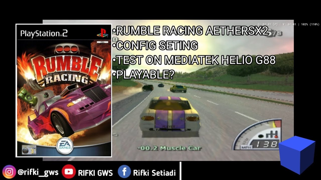 CONFIG RUMBLE RACING AETHERSX2 MEDIATEK HELIO G88.