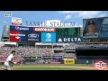 Aaron judge dents yankee stadium door casement