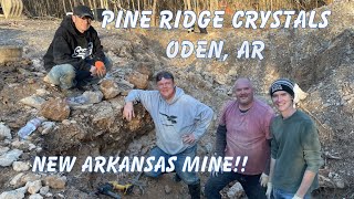 Pine Ridge Crystals! New Arkansas mine!