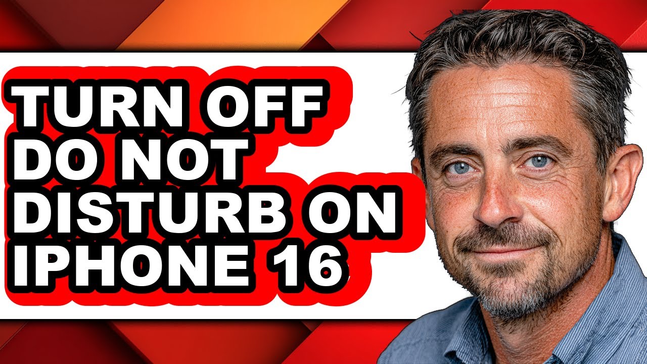 How to Turn Off Do Not Disturb on Iphone 16 (updated) - YouTube