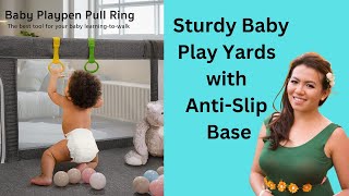 The Best Baby Playpen Fence You Can Get | Sturdy, Durable, and Anti-slip Base - Amazon Review