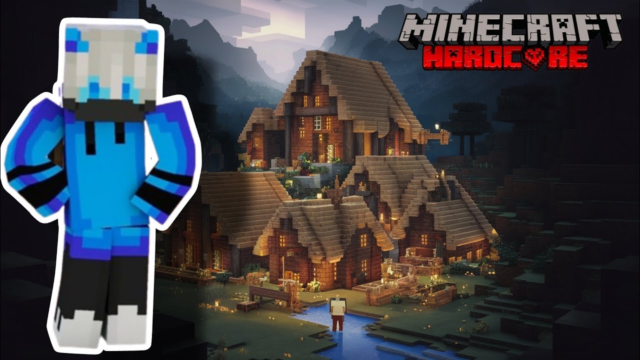 FIND THE VILLAGE IN MINECRAFT HARDCORE DAY 1 - YouTube