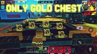 Pixel Gun 3D - Only Gold Chests Challenge (Battle Royale)