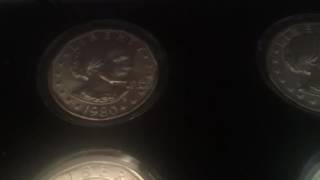Complete set of Susan B. Anthony Dollars