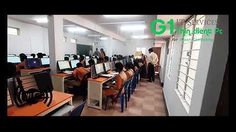 Bapu College degree and Pu college computer lab setup by G1 Thin Client