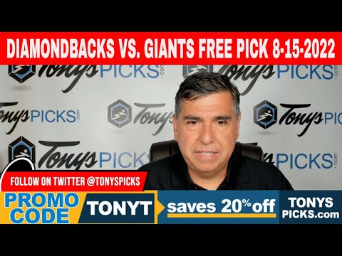 Arizona Diamondbacks vs. San Francisco Giants 8/15/2022 FREE MLB Picks and Predictions on MLB