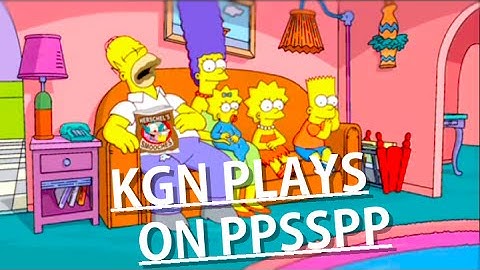 The SIMPSONS (PPSSPP) on Nvidia Shield K1 Tablet (Android) | P2 | KGN Lets Play