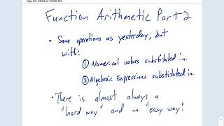 Function operations part 2