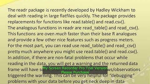 Getting Data in and out of R