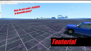 How do you make Potholes in BeamNG.drive? ( Open the editor with CTRL + Shift + f11) | Leonzocker TV