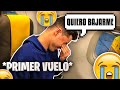 ¿como REACCIONA MI AMIGO a su PRIMERA VEZ viajando en AVION? ✈️😨 [ LARIDEAL ]