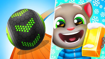 Going Balls - Talking Tom Gold Run | All Level Gameplay Walkthrough (Android/iOS) - NEW MOD UPDATE