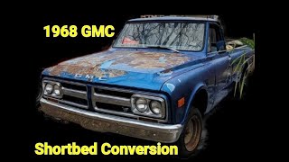 1968 GMC Shortbed Conversion 196772 C10 How to cut the frame!