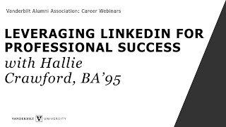 'Leveraging LinkedIn for Professional Success' Career Webinar