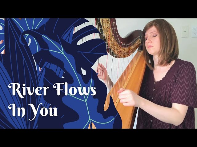 Yiruma: River Flows In Yo (Harp Cover) + Lever & Pedal Harp Sheet Music class=
