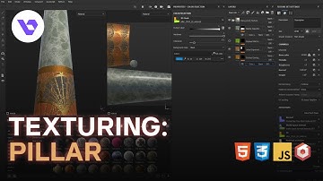Substance Painter - Texturing: Pillar(TIMELAPSE)