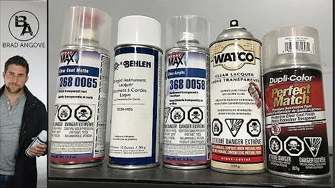 Can you spray matte over gloss?