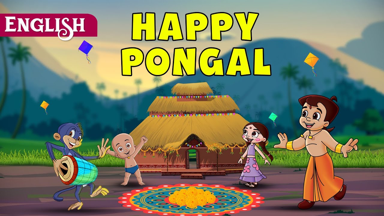 Chhota Bheems Pongal Celebration in Dholakpur  Special Video for Kids in English  Cartoons