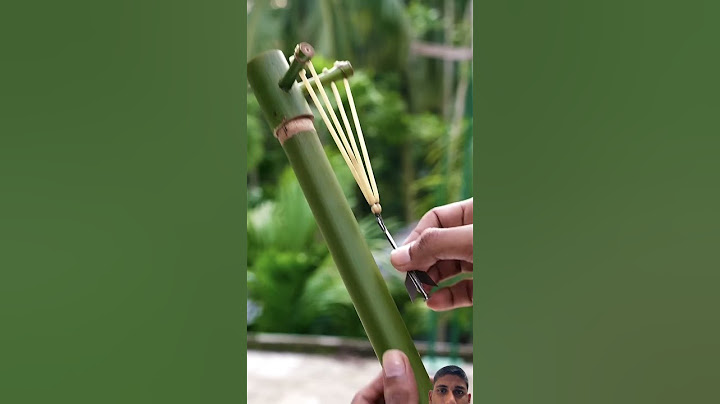 Bamboo Creations with Green Bamboo Slingshots #Slingshots #Bamboo #Diy #bambooart
