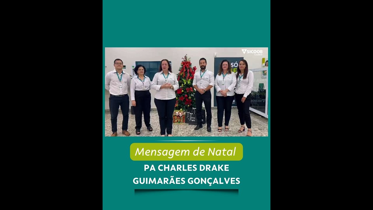 Mensagem de Natal - Sicoob Creditril - PA Charles Drake Guimarães Gonçalves