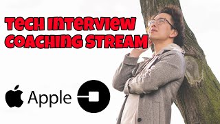 LIVE! Coding Interview Coaching Stream | Replay Session 9 Coaching Session With R (L3/L4)