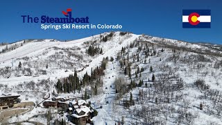 The Steamboat Springs Ski Resort in Colorado