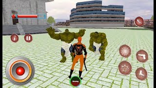 Spider Hero Monster Crime City Battle | Flying Spider Hero Battle - Android GamePlay screenshot 2